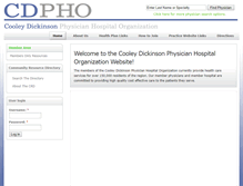 Tablet Screenshot of cdpho.org